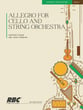 Allegro for Cello and String Orchestra Orchestra sheet music cover